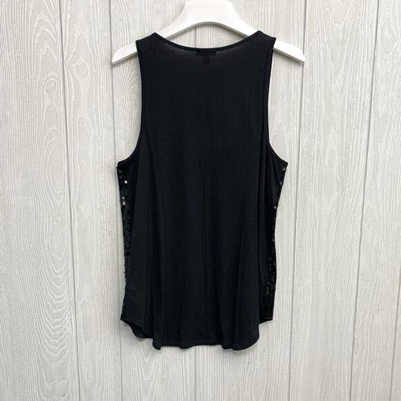 Express Black Sequin Tank Medium NWT - Picture 4 of 4